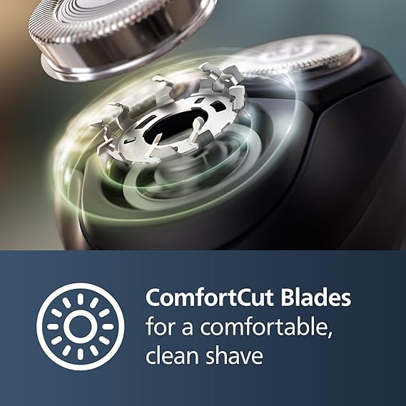 Philips Norelco Shaver 2400 Series Wet & Dry Electric Shaver X3001/90 – Cordless Rotary Shaver with ComfortCut Blades & Pop-Up Trimmer