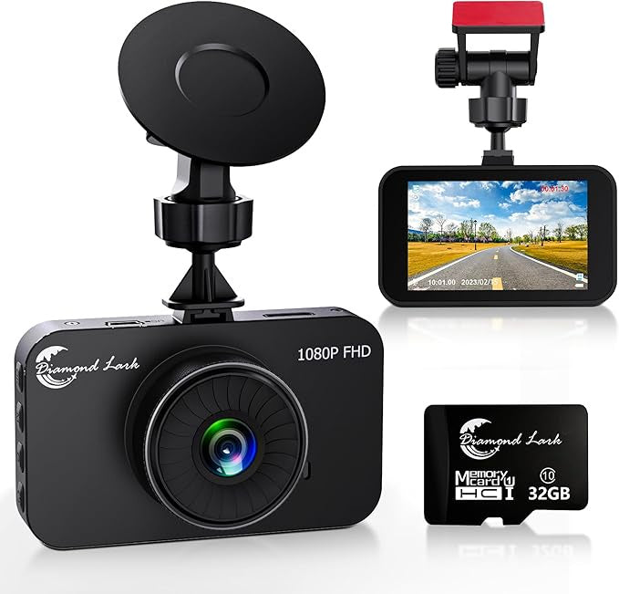 Diamond Lark 1080P Full HD Dash Camera for Cars