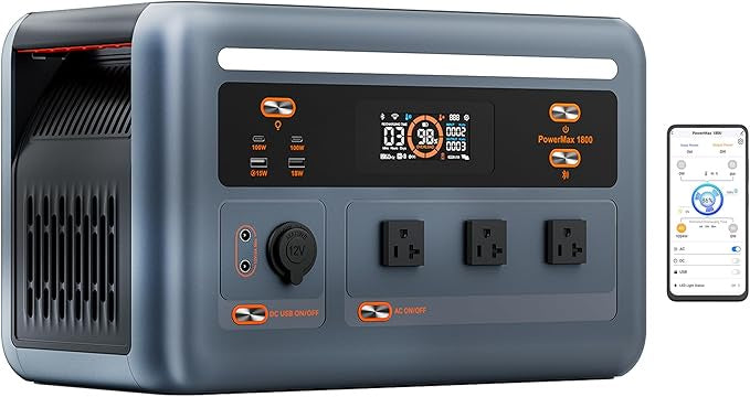 OSCAL 1800W Solar PowerMax 1800SE Power Station