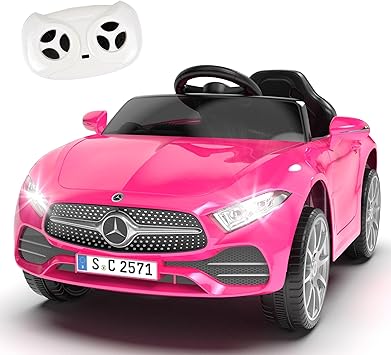 Xuanlur Licensed Mercedes-Benz CLS 350 12V Electric Ride-On Toy – Kids Electric Car with Remote Control, Bluetooth & LED Lights
