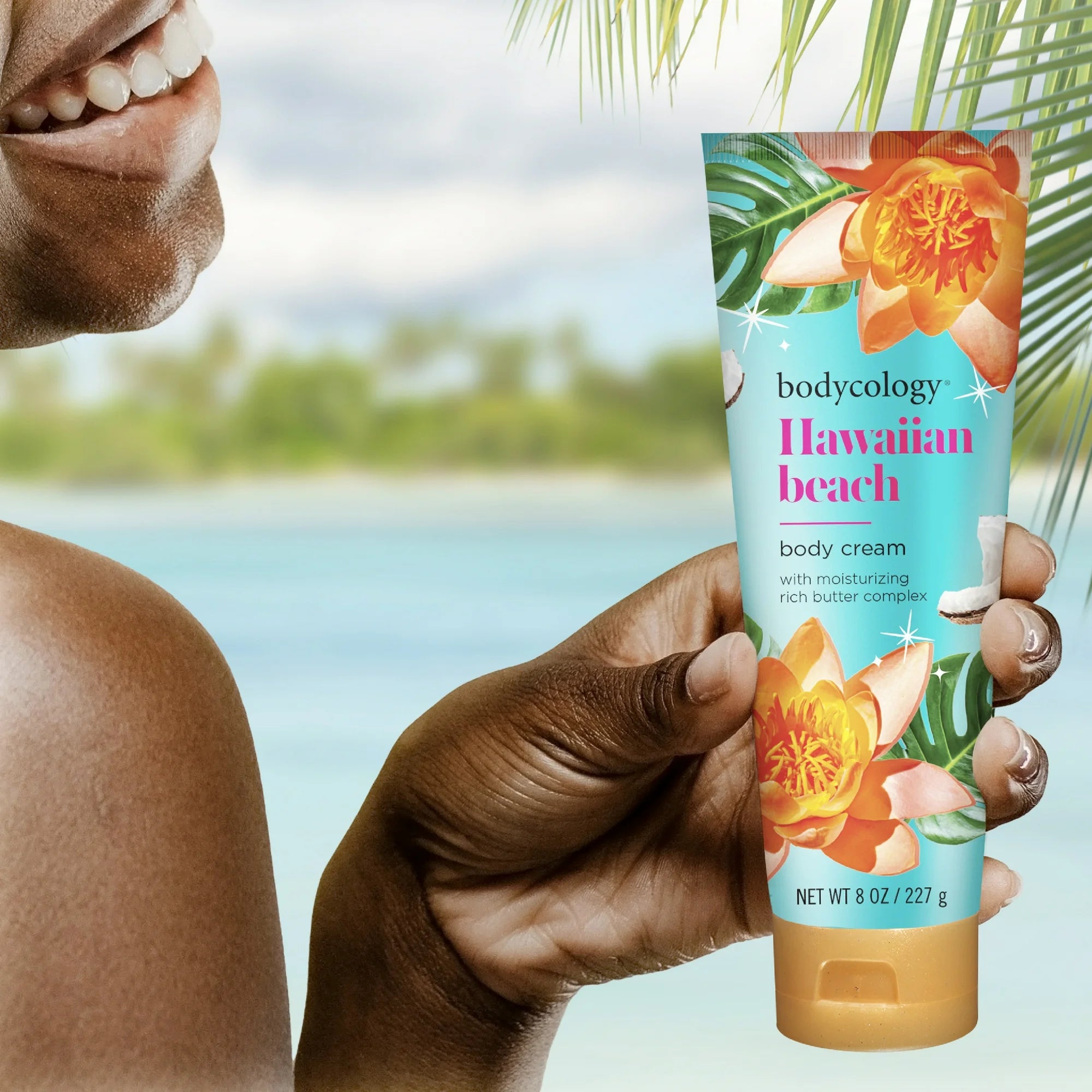 Bodycology Hawaiian Beach Body Cream 8oz