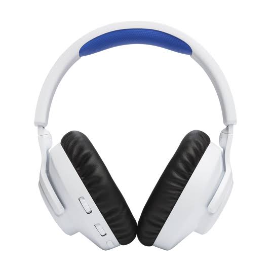 JBL Quantum 360P PS Console Wireless Over-Ear Gaming Headset (White/Blue)