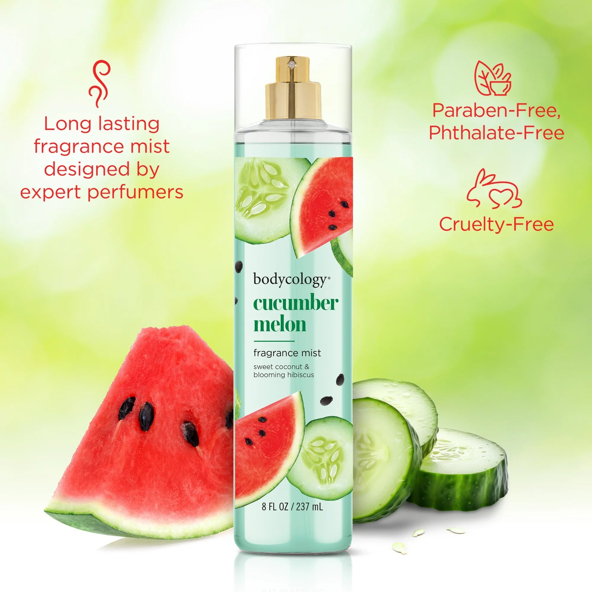 Bodycology Cucumber Melon Fragrance Mist8 oz