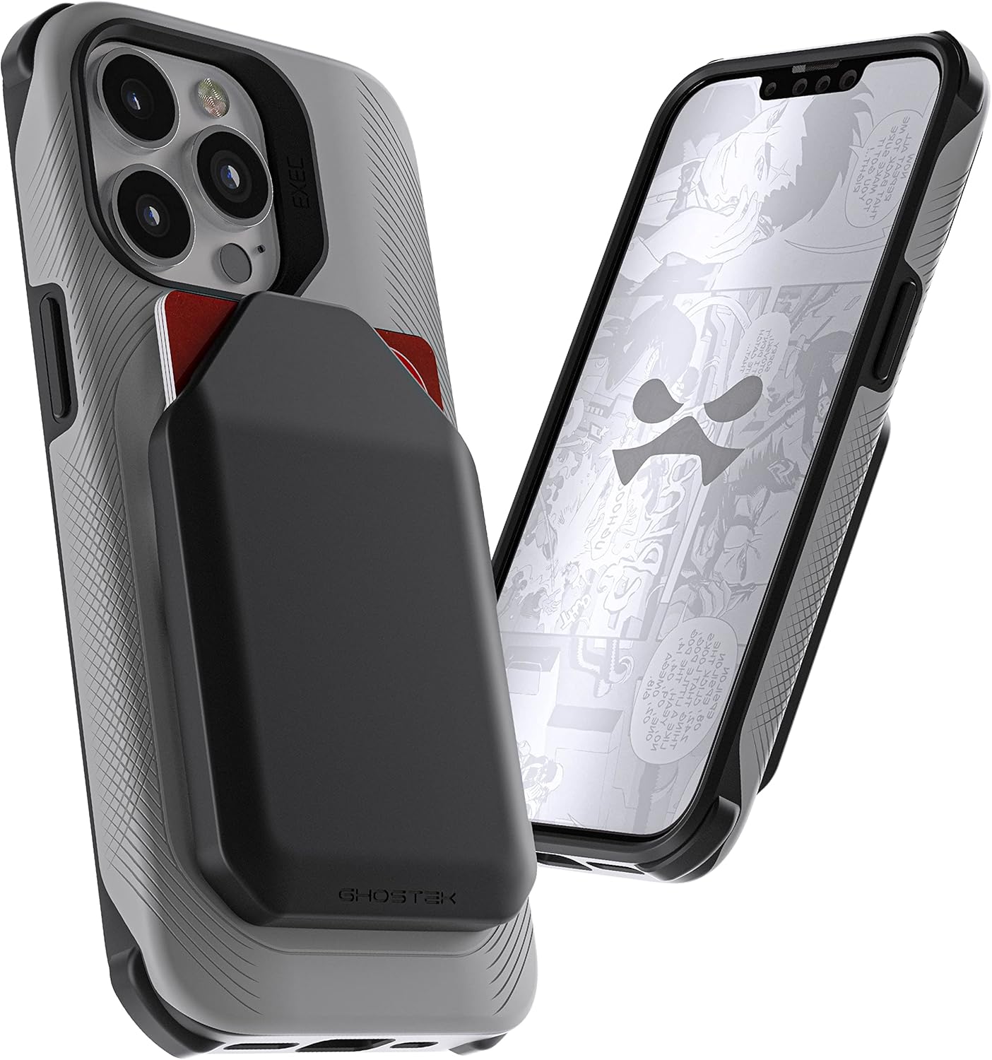 Ghostek EXEC 5 Aesthetic Magnetic Wallet Case – Slim Protective Card Holder Phone Case