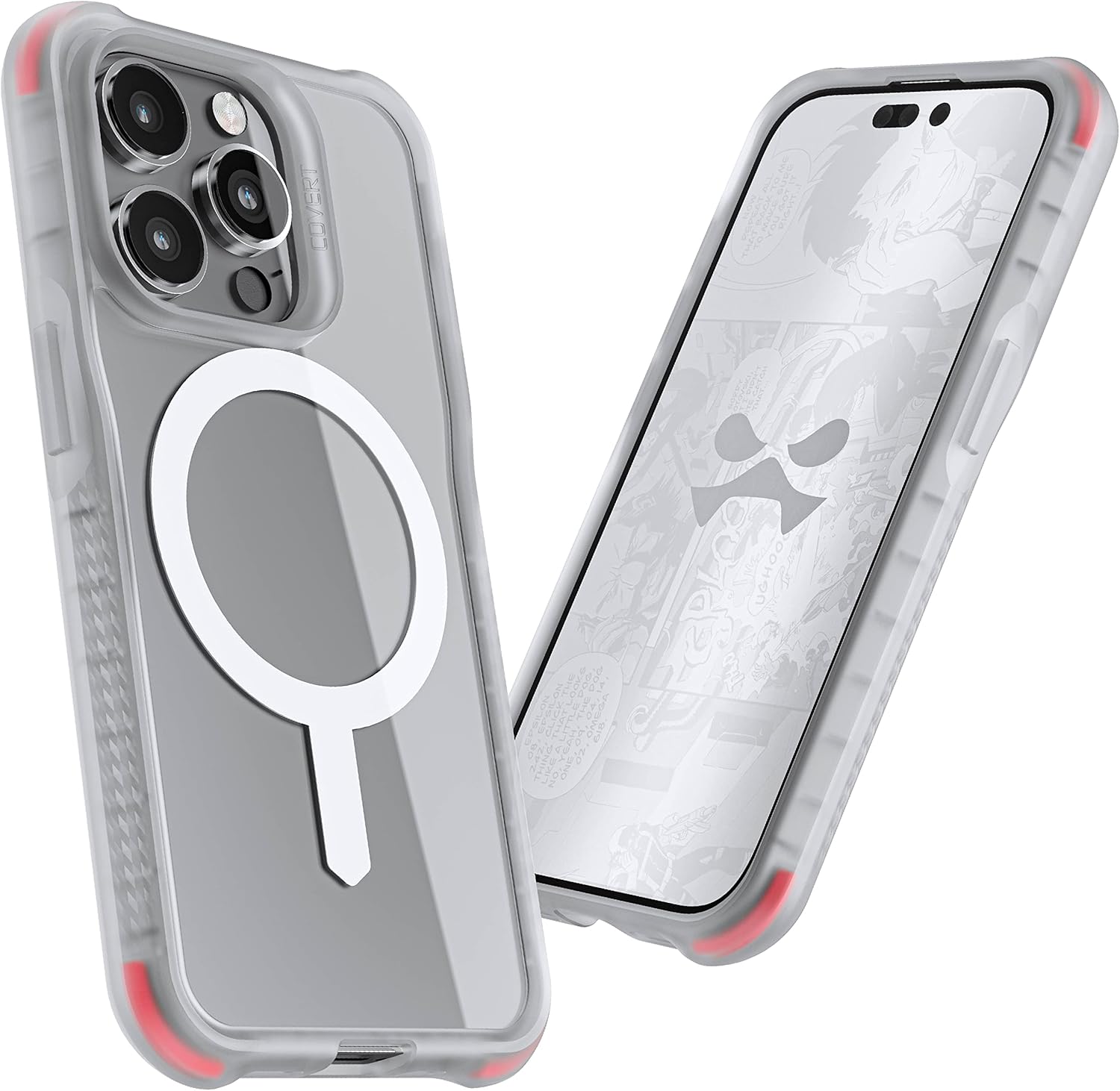 Ghostek COVERT 6th Gen Case for iPhone 14 Pro – Clear Shockproof Protective Cover
