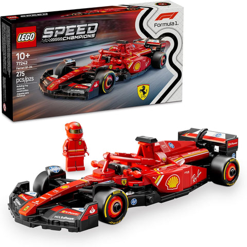 Lego Speed Champions Ferrari SF-24 F1 Race Car Toys 77242