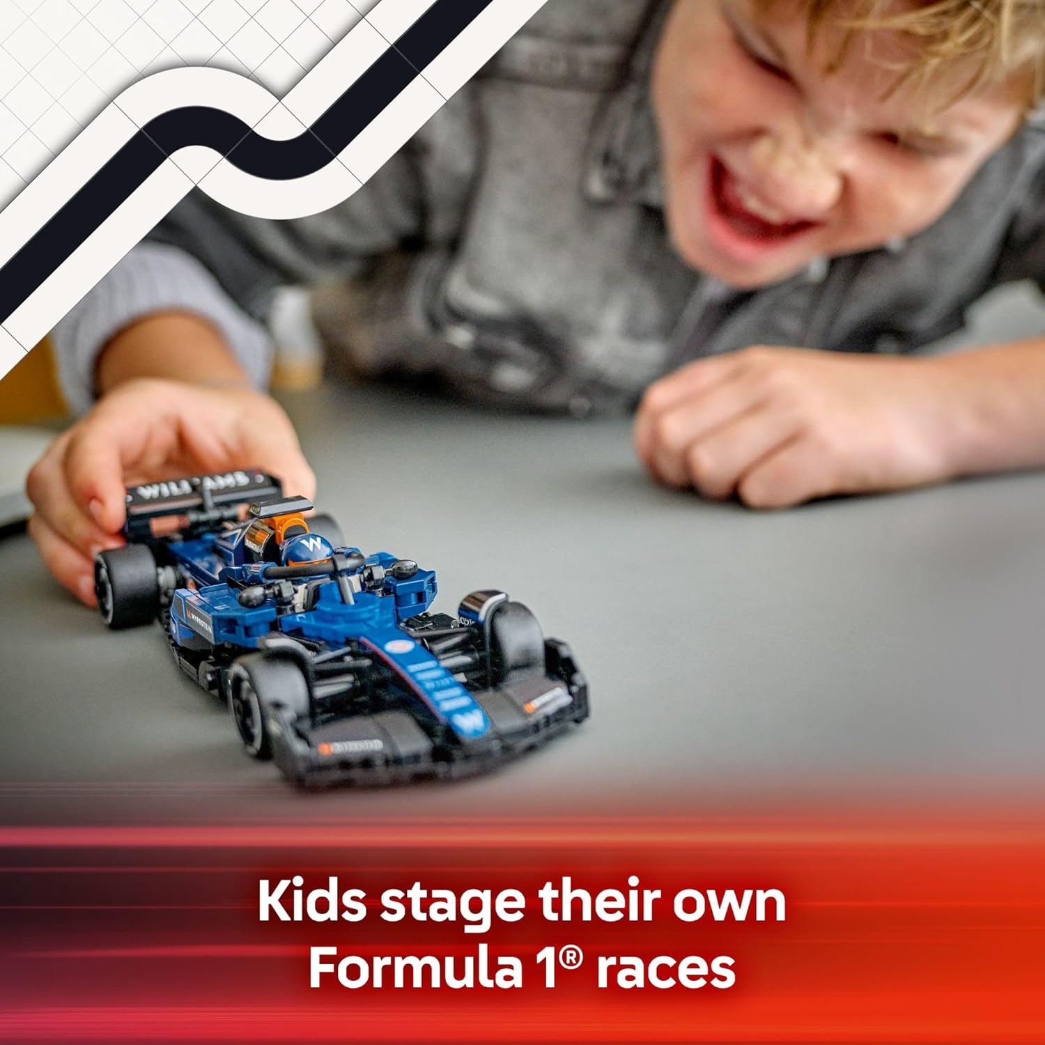 LEGO Speed Champions Williams Racing FW46 F1 Race Car Toy 77249 – Formula 1 Building Set for Kids and Racing Fans