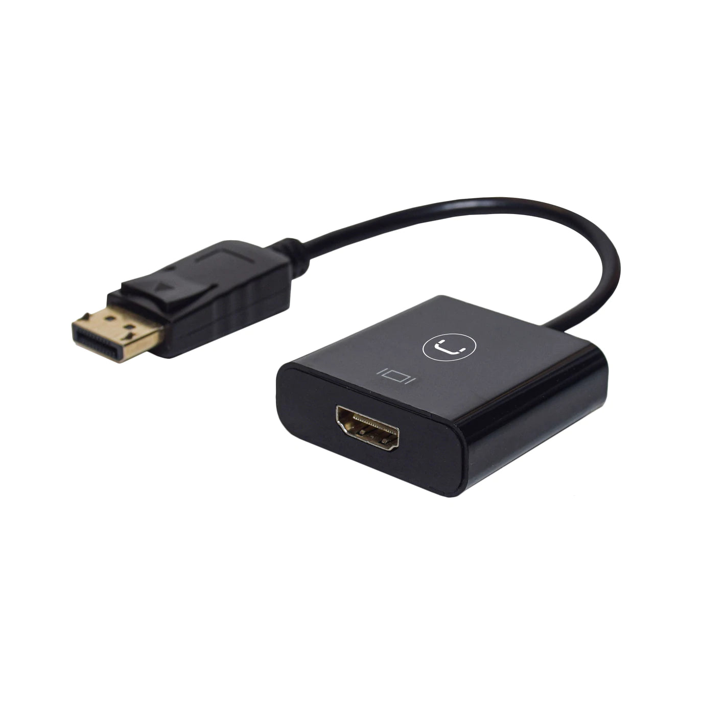 Unno Tekno DisplayPort to HDMI Adapter AD3004BK 1080p Plug and Play
