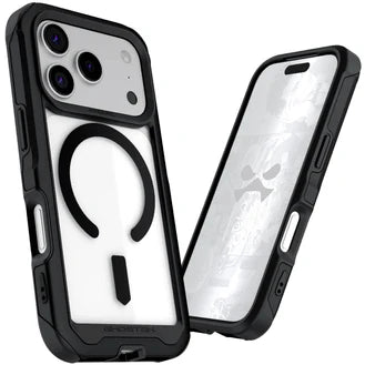 Ghostek ATOMIC Aluminum MagSafe Case for iPhone 17 Pro – Black Rugged Shockproof Protective Cover