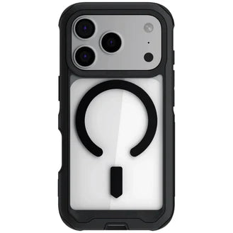Ghostek ATOMIC Aluminum MagSafe Case for iPhone 17 Pro – Black Rugged Shockproof Protective Cover
