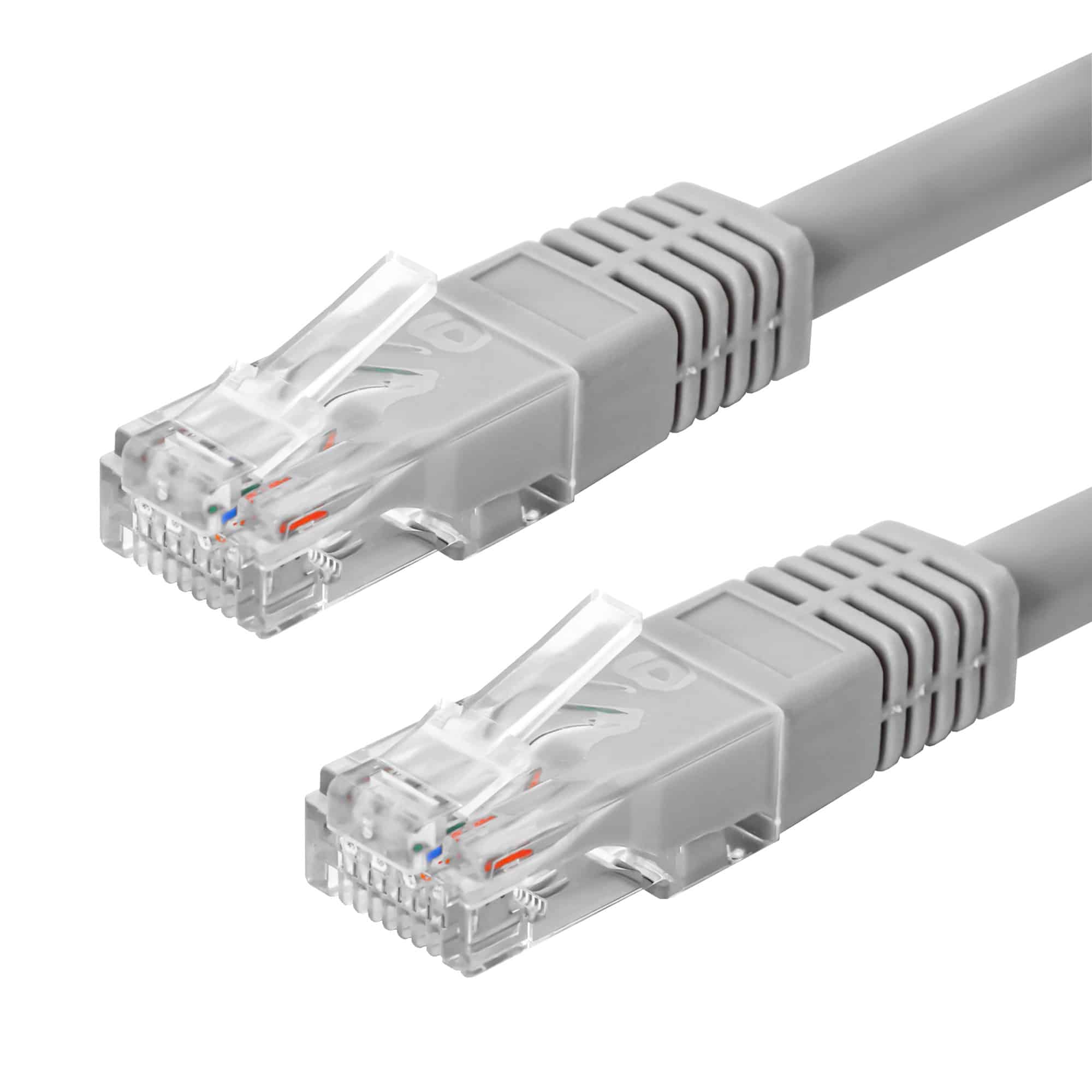 Unno Tekno Cat6 Ethernet Patch Cord 3ft CB4303GY High Speed LAN Cable