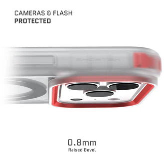 Ghostek COVERT Smoke MagSafe Case for iPhone 17 Pro – Clear Shockproof Protective Cover