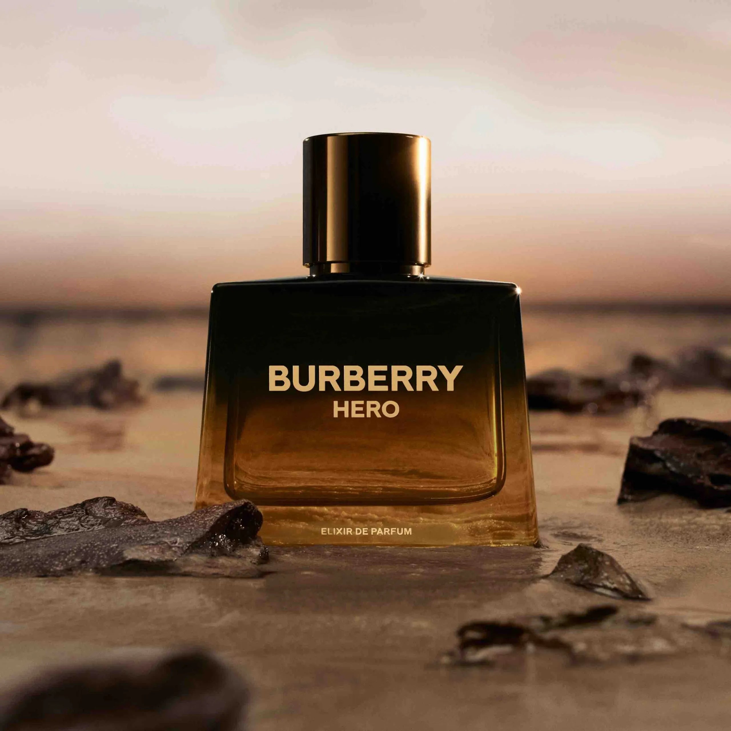 Burberry Hero Elixir Eau de Parfum for Men – Warm Woody Amber Luxury Cologne Long Lasting