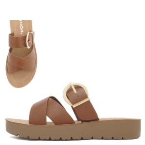 Soda  Estela-Dark Tan PU