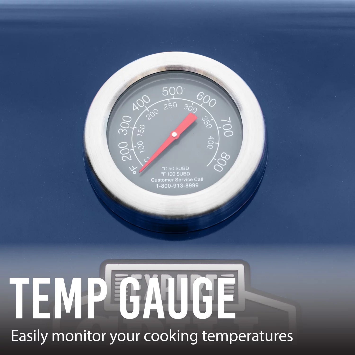 Expert Grill 4-Burner Propane Gas Grill with Side Burner Blue 720-0789MB Outdoor BBQ Grill