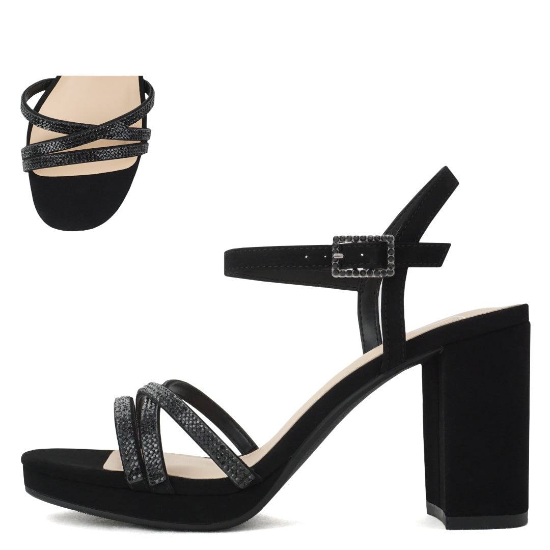 My Delicious Fadel Black NB Dress Sandal