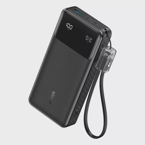 Anker 20000mAh 30W Black Power Bank- A1384H11-1