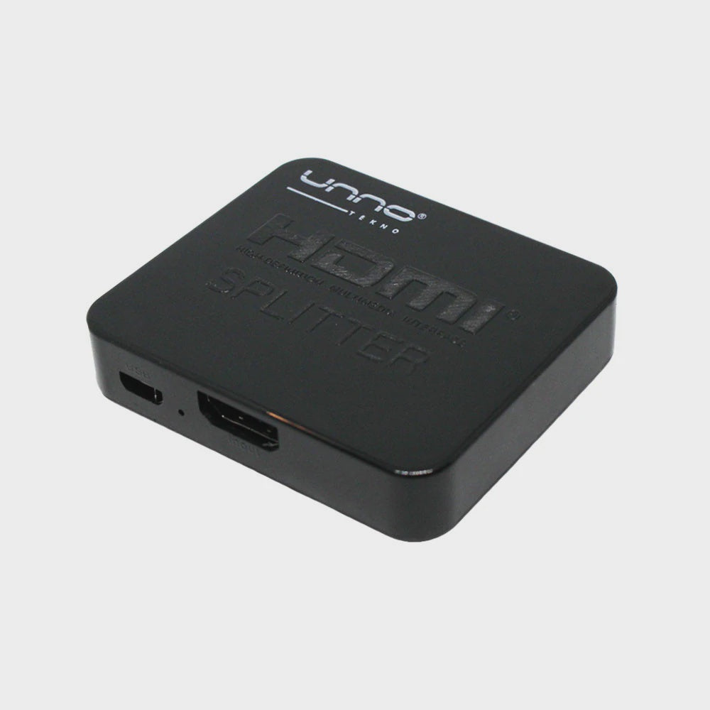 Unno Tekno 2 Ports 4K HDMI Splitter HB1204BK