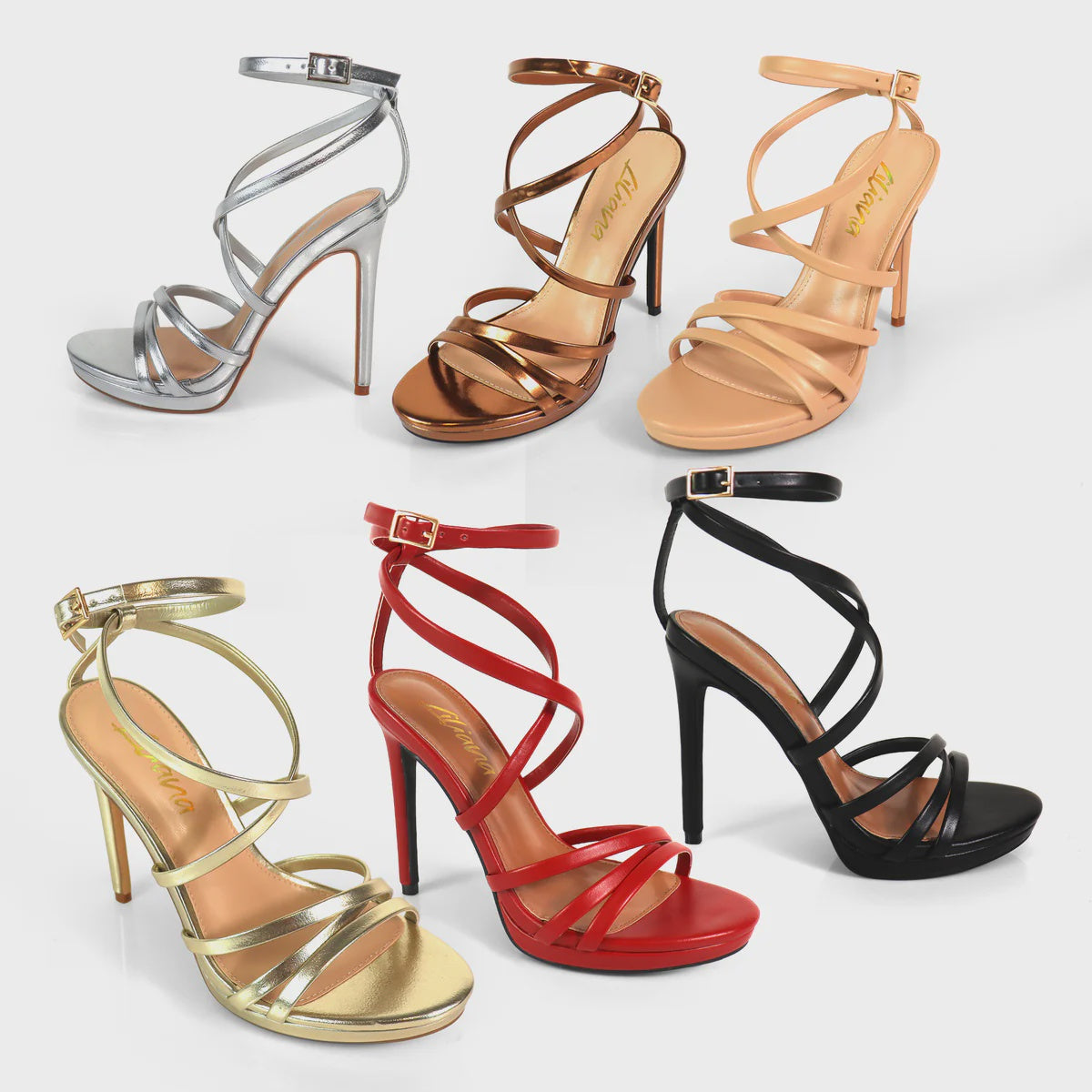 Liliana Jordie-4 Open Toe Bronze