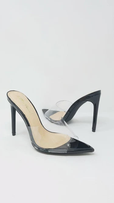 Liliana Laurent-133 Pointed Toe Black Heels
