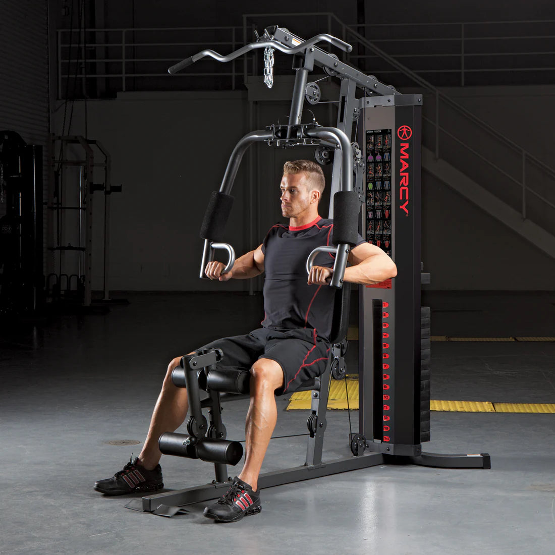 Marcy 100lbs Stack Home Gym MWM-1005 Full Body Workout Machine for Home