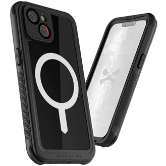 Ghostek NAUTICAL Waterproof MagSafe Holster Case for iPhone 14 Series – Rugged Shockproof Protective Cover