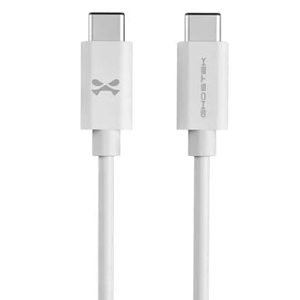 Ghostek NRGline USB-C to USB-C 60W Cable 3ft White – Fast Charging & Data Transfer Cable