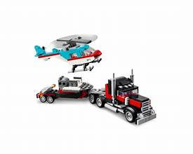LEGO Creator 3 in 1 Flatbed Truck with Helicopter  31146