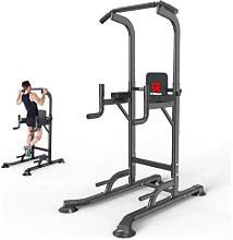 Power Tower Adjustable Height Pull Up & Dip Station