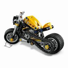 LEGO Technic Yellow Motorcycle Toy 42225