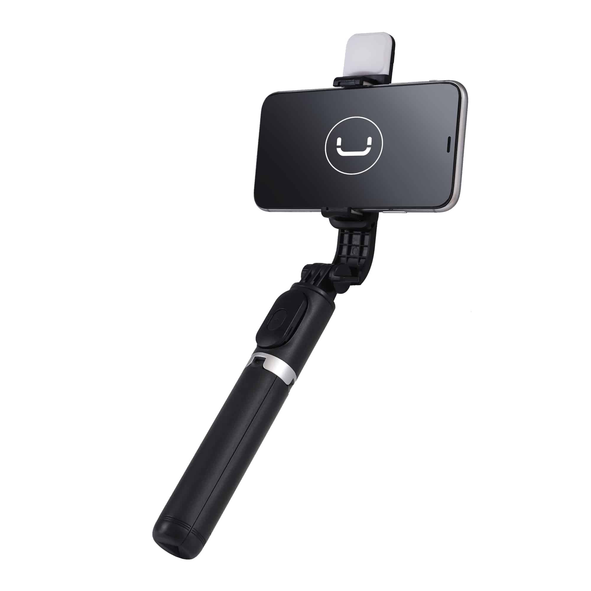 Unno Tekno Selfie Stick & Tripod with LED Light (PH1804BK)