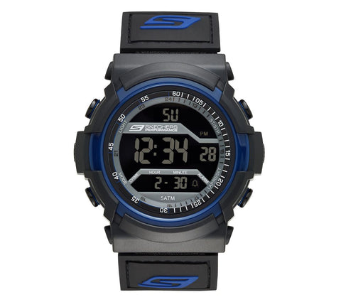 Skechers  Men's Flournoy Watch-Black/Blue