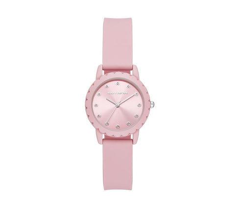 Skechers Scalloped Bezel Pink Watch - SR6234