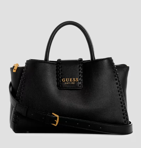 GUESS Libera Small Girlfriend Satchel Black