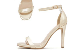 My Delicious Jaiden Gold Dress Sandal