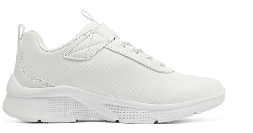 Skechers Girls' Microspec Classroom Cutie 302607L WHT