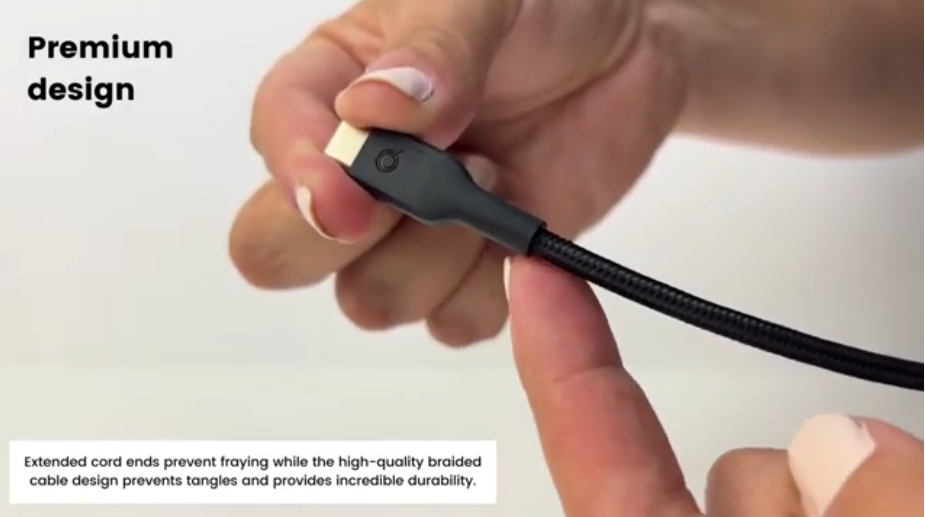 Quikcell USB-C to USB-C Charge & Sync Cable 3FT Black – Fast Charging Data Cable