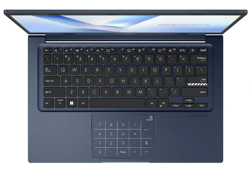 ASUS Vivobook 14 FHD Laptop Intel Core 5 120U 8GB RAM 256GB SSD – Quiet Blue