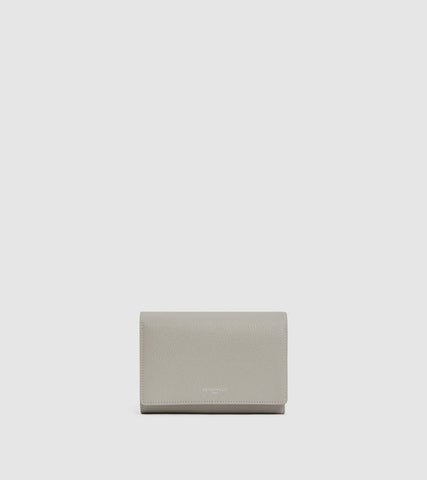 Emilie Wallet Grained Leather TEMI3304S11-Gray Pebble
