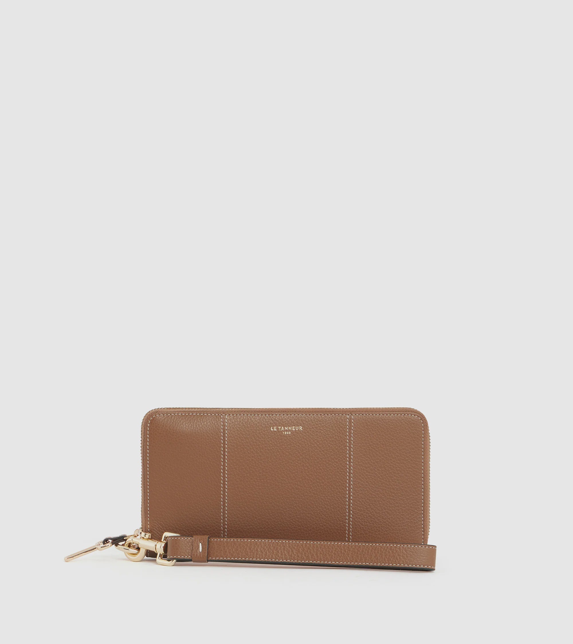 Juliette Zipped Travel Companion Grained Leather TJET3605G05-Tan