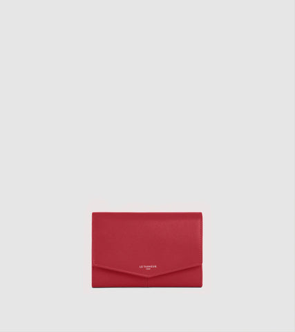Charlotte Medium wallet in smooth leather Garnet TOTT3301R05