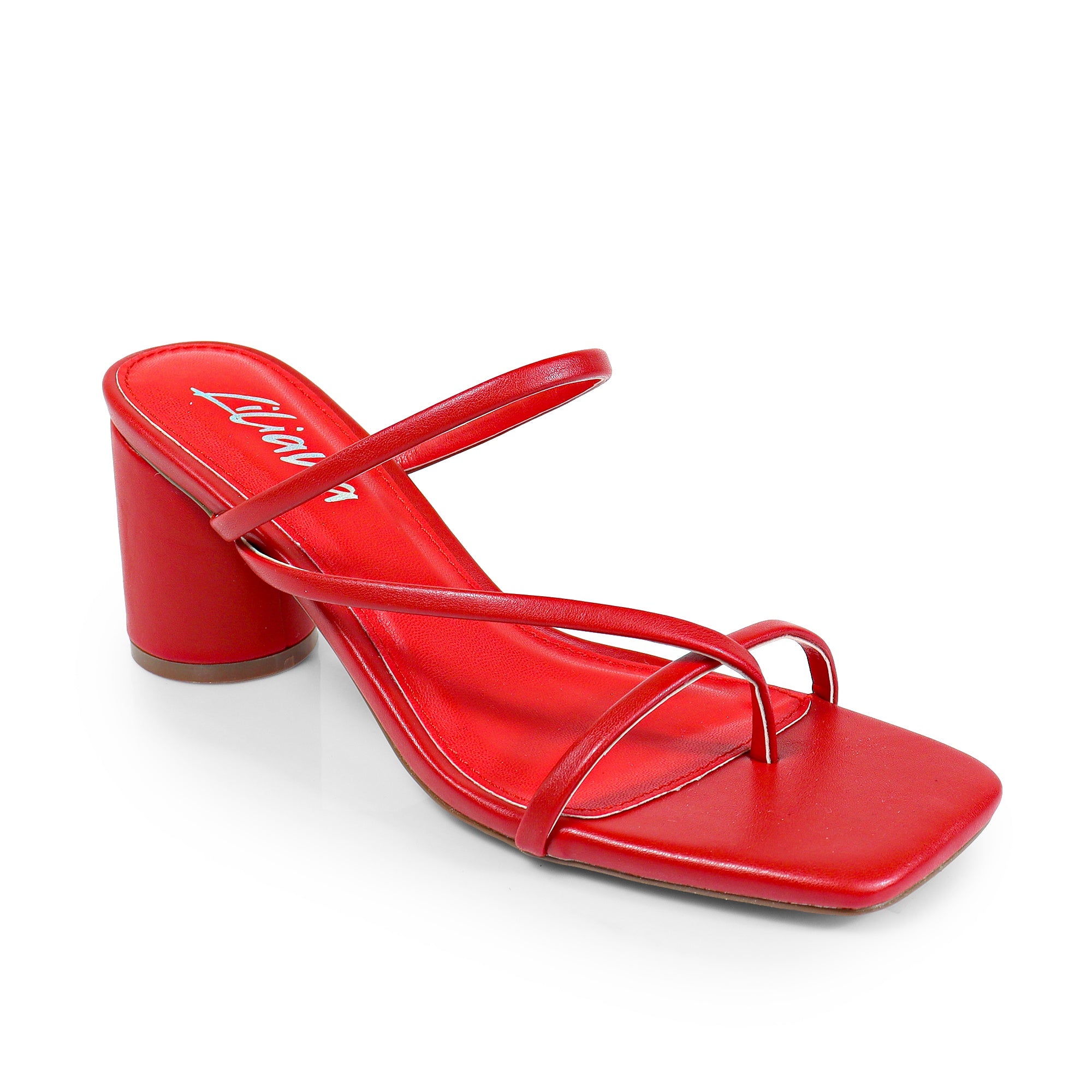 Liliana Veronica-10 Women's Square Toe Red