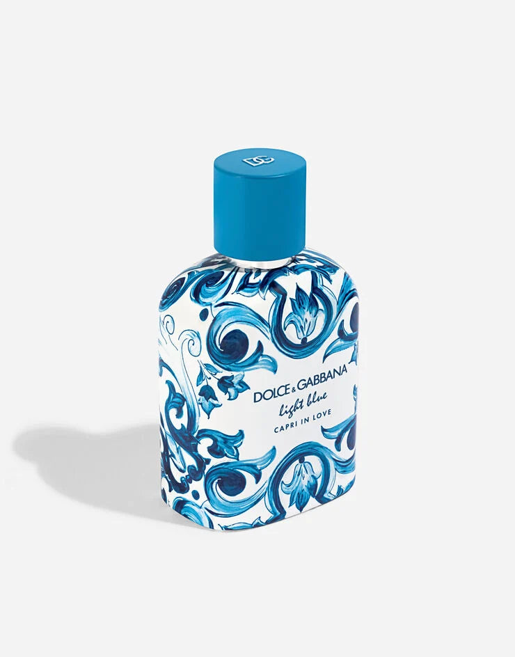 Dolce & Gabbana Light Blue Capri In Love EDP 100ml for Men – Fresh Citrus Woody Summer Perfume Long Lasting