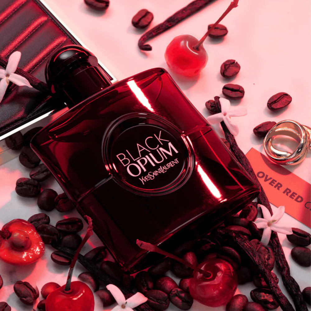 Yves Saint Laurent Women Black Opium Over Red 90ml Eau De Parfum