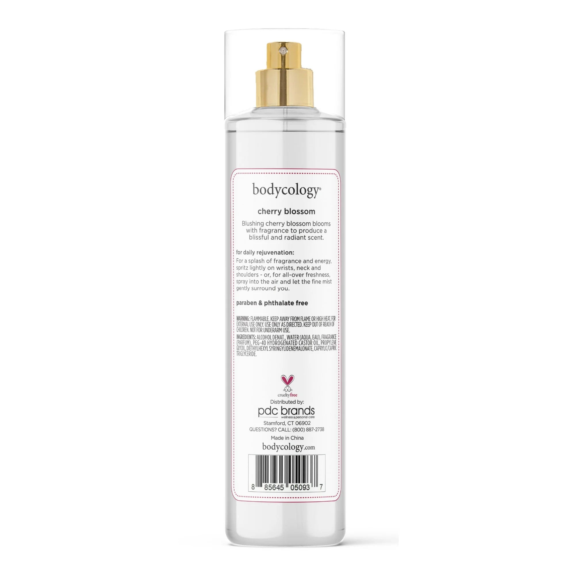 Bodycology Cherry Blossom  Fragrance Mist 8oz