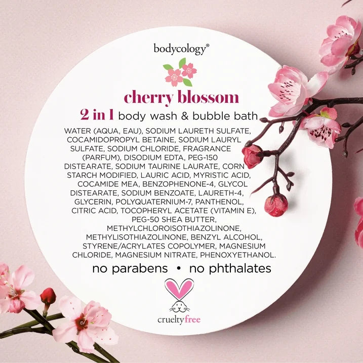 Bodycology Cherry Blossom 2in1 Body Wash 16oz