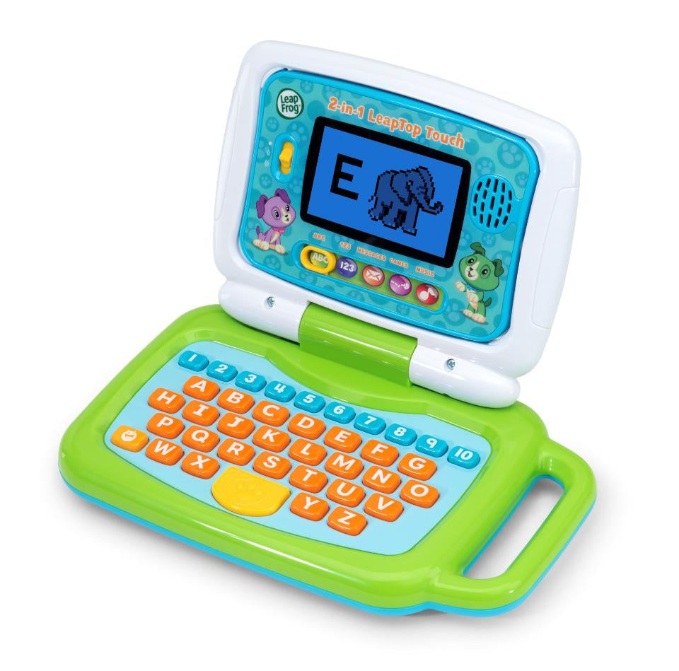 Leapfrog 2 In 1 Leap Top Touch Green/White, Age 2+