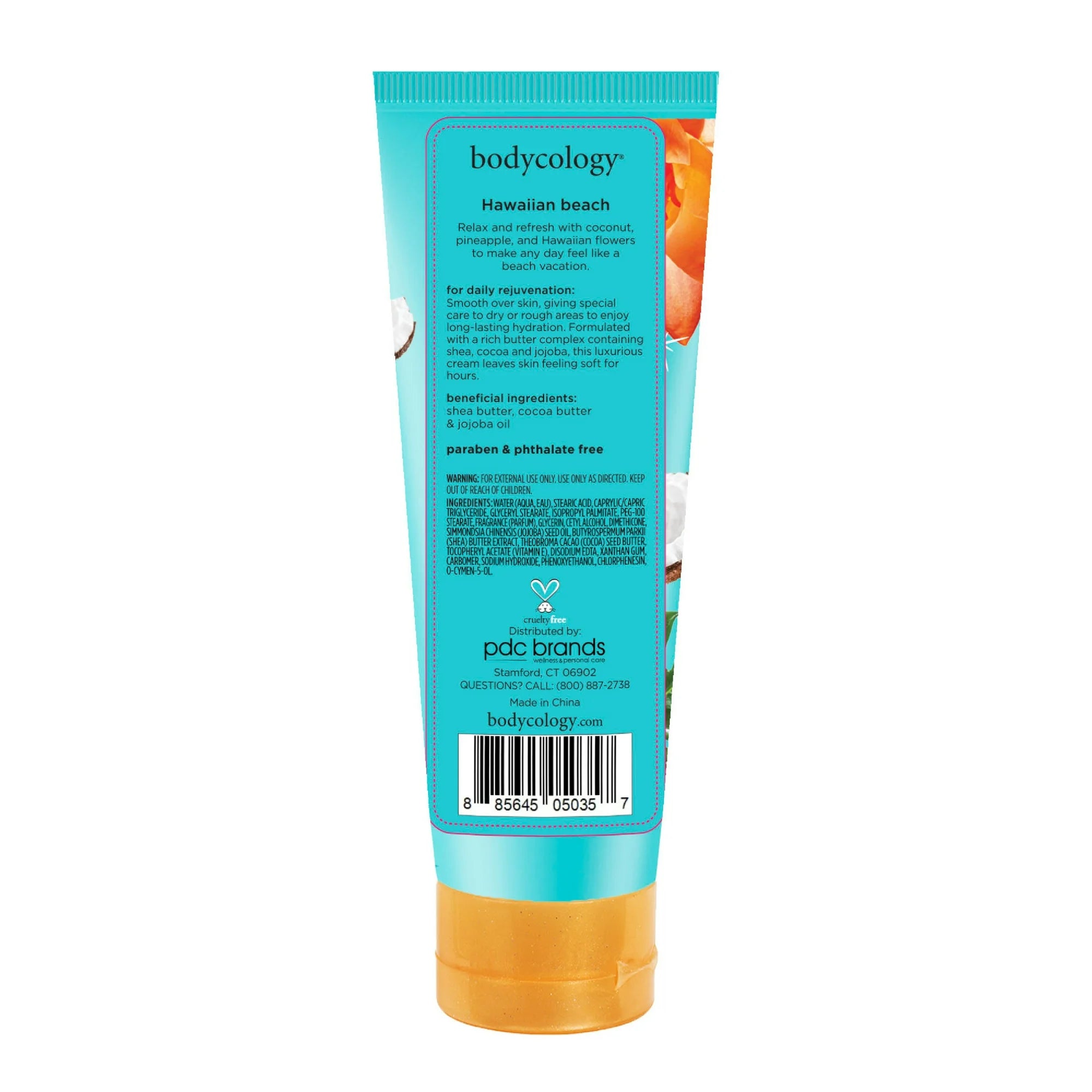 Bodycology Hawaiian Beach Body Cream 8oz