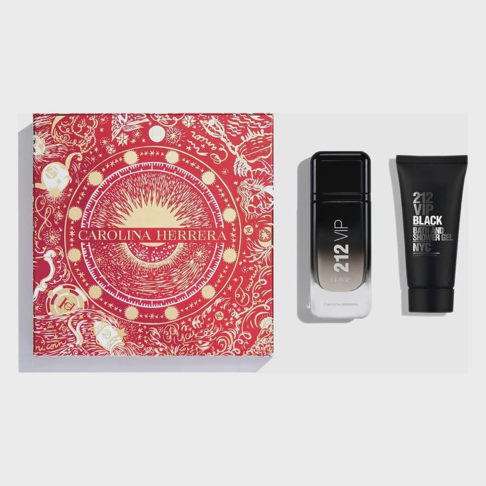 Carolina Herrera 212 VIP Men Black Set 100ml + SG 100ml + MGSP HD26