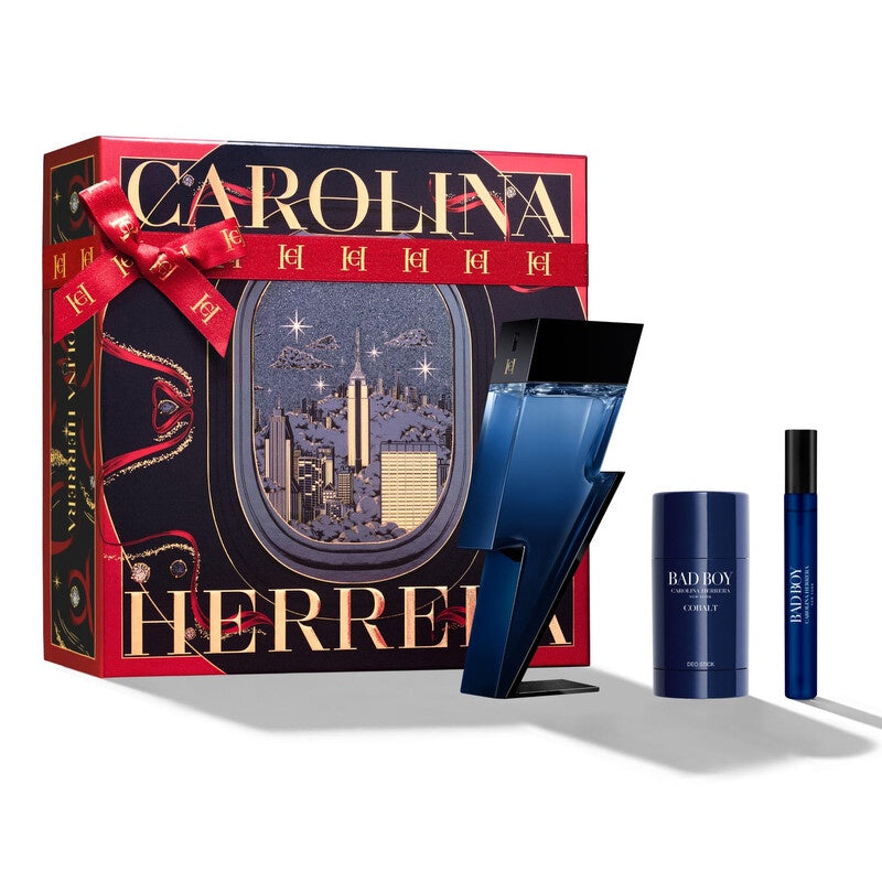 Carolina Herrera Bad Boy Cobalt Set 100ml + DEO + MGSP HD26